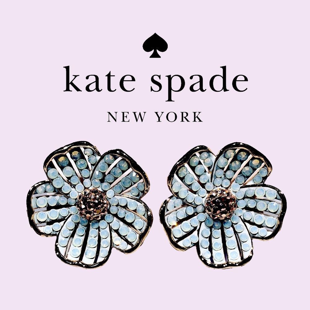 Kate Spade Rose-Gold Flower Earrings
